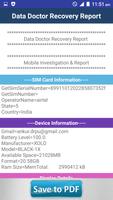 1 Schermata Mobile Forensics Report Maker