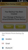 Mobile Phone Excel Backup SMS Contact XLS Maker capture d'écran 3