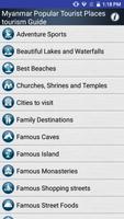 Myanmar Popular Tourist Places Tourism Guide পোস্টার