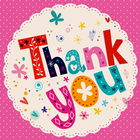 Thank You Greeting Cards maker أيقونة