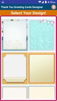 Thank You Greeting Cards maker poster