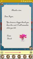 Design Thank You Greeting Card capture d'écran 3