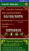 Death Date Calculator ảnh chụp màn hình 2