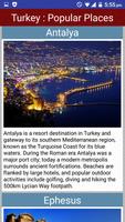 Turkey Popular Tourist Places capture d'écran 1