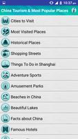 China Popular Tourist Places الملصق