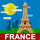 France Popular Tourist Places आइकन