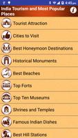 India Top Tourist Places Guide الملصق