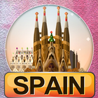 Spain Popular Tourist Places icône
