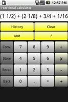 Calculadora Fractional Cartaz