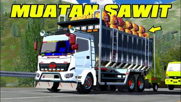 Truck Bos Sawit BUSSID poster