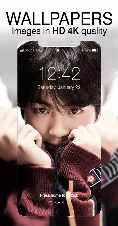 Kim Seok Jin Bts Lock Screen HD 4K APK for Android Download