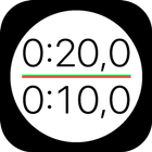Workout timer - interval tabat-icoon