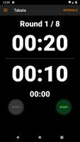 Workout timer - interval tabat Affiche