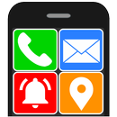 Senior Safety Phone - Big Icon APK