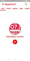 107.5 Rouge FM Quebec poster
