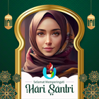 NadiFrame: Twibbon Hari Santri simgesi
