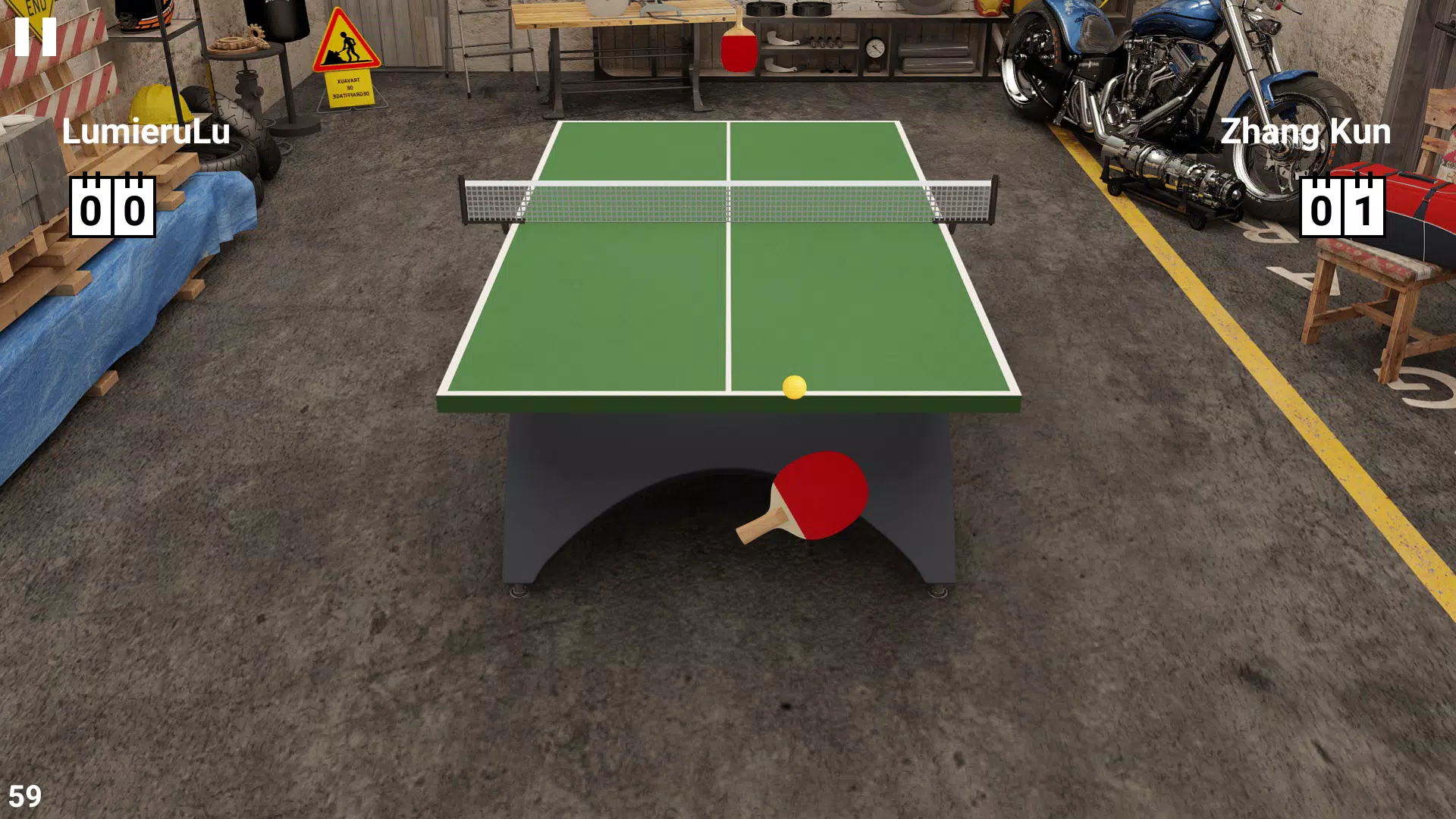 Virtual Table Tennis 