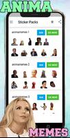 Animamemes animated stickers-WAStickerApps Ekran Görüntüsü 2