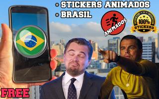 Stickers Animados Brasil Affiche