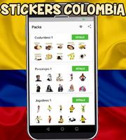 Stickers Colombia Affiche