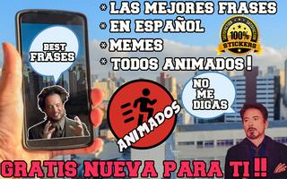 Stickers animados con frases-W Affiche