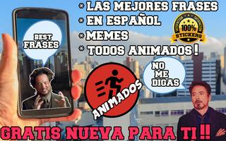 Stickers animados con frases-W Plakat