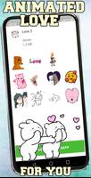 Love Animated 2021 Stickers captura de pantalla 3