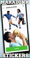 Stickers Diego Maradona Affiche