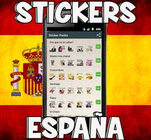 Stickers España Poster