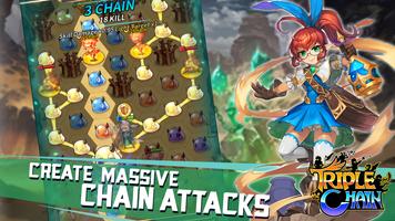 TripleChain Mobile: Strategy & Puzzle RPG تصوير الشاشة 2