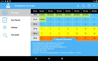 Diveplanner Tec & Rec Affiche