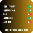 APK Regedit Fire Sensi Max
