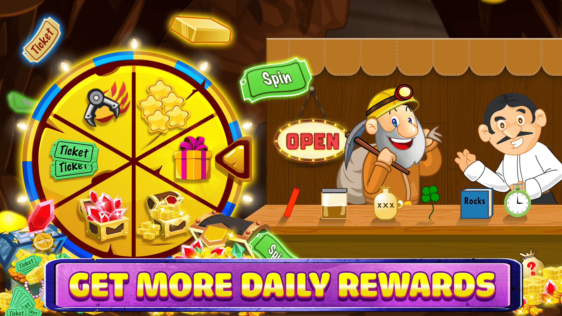 Gold Miner Vegas Online Game Full Screen