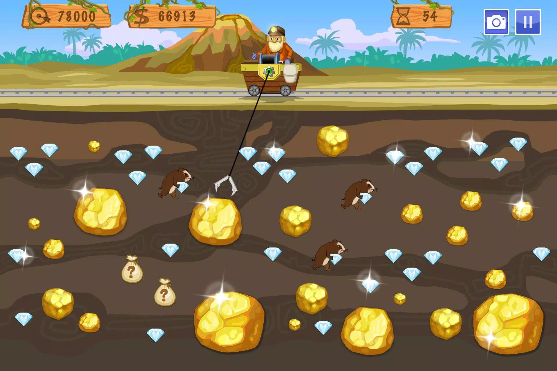 Jogo de pegar ouro na mina / Gold Miner 