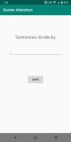 Sentences divider স্ক্রিনশট 1
