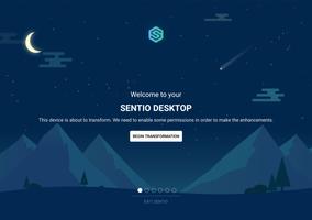 Sentio Desktop پوسٹر