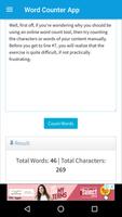 Word Counter Checker App تصوير الشاشة 3