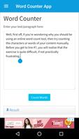 Word Counter Checker App تصوير الشاشة 2