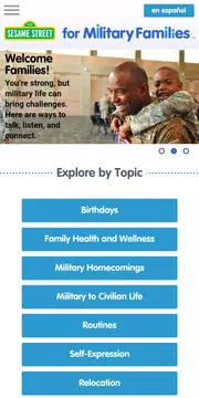 Screenshot 1 for Sesame for Military Families