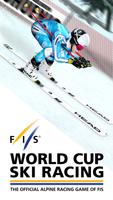 WORLD CUP SKI RACING الملصق