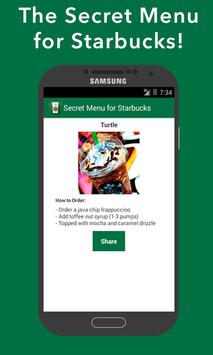 Secret Menu for Starbucks 截图 3