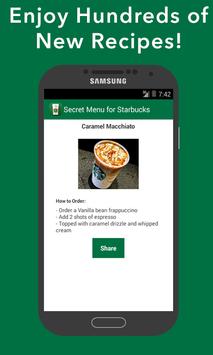 Secret Menu for Starbucks 截图 1