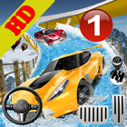 Water Car Slider Simulator 3d icon