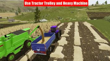 Tractor Farming Drive Sim 3d poster