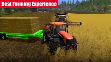 Future Fourrage Tracteur agricole Simulateurs 3d Affiche
