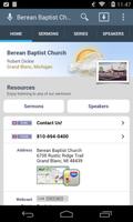 Berean Baptist Church Affiche