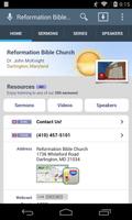 Reformation Bible Church Plakat