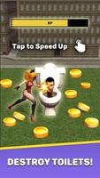 Poster Tap Clicker Game: Toilet Man