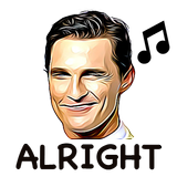 Matthew McConaughey "ALRIGHT A icon