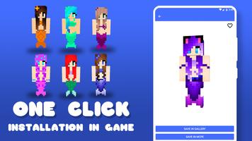 Mermaid Skins for MCPE تصوير الشاشة 1